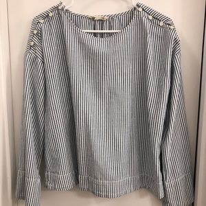 Madewell Convertible Cold-Shoulder Top